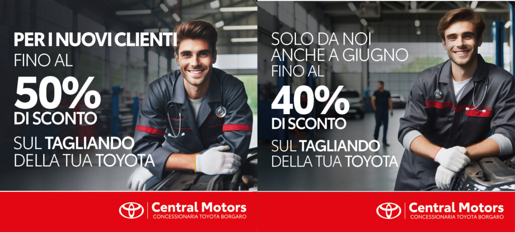 Toyota Central Motors, l'unico Centro Autorizzato Toyota di Borgaro 1 AFTER SALES BORGARO 2